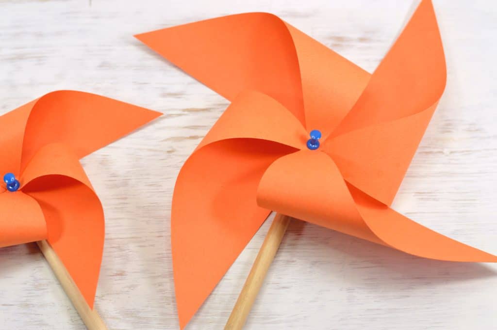 paper pinwheels
