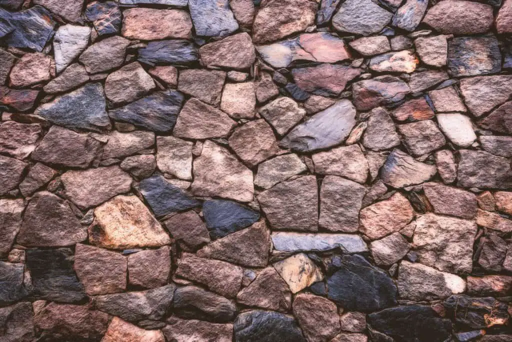 natural stone wall