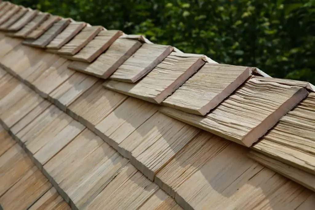 wood shingles roof