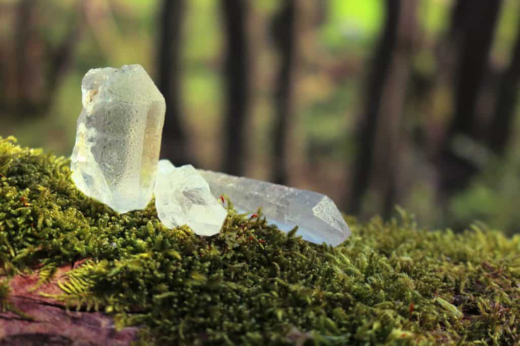 quartz crystals