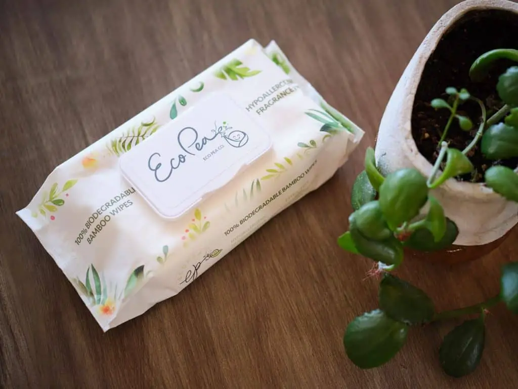 eco pea co bamboo wet wipes